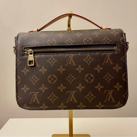 New Monogram Satchel with Gold-Tone S-Lock Hardware - Picture 2 of 10